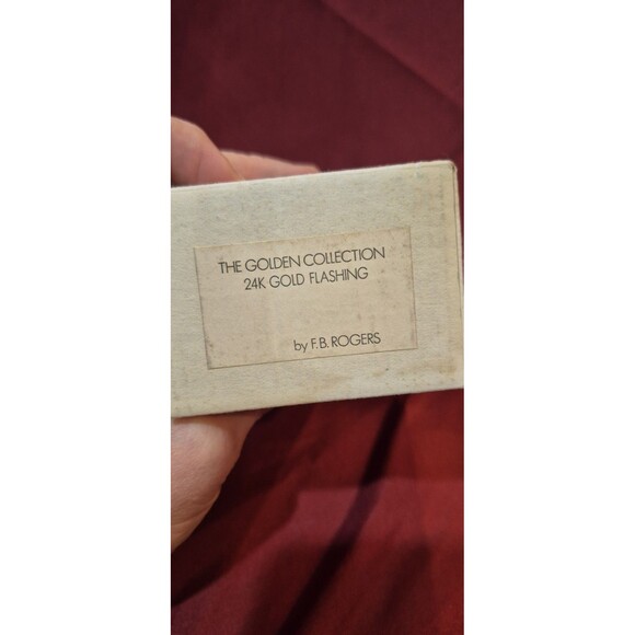 NOS Crystal Salt and Pepper Shakers from The Golden Collection New Old Stock Box - Picture 5 of 5